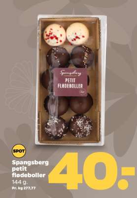 Spangsberg petit flødeboller