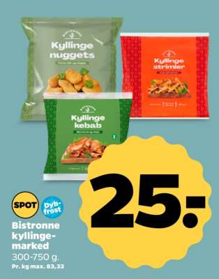 Bistronne kyllinge- marked