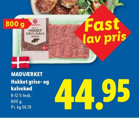 MADVÆRKET Hakket grise- og kalvekød