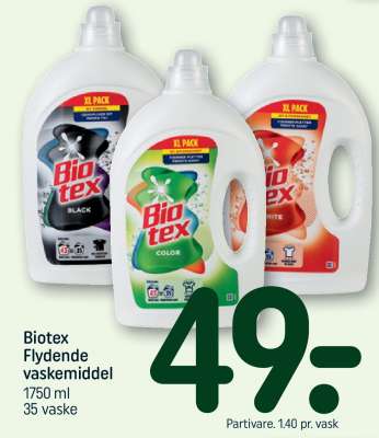 Biotex flydende vaskemiddel