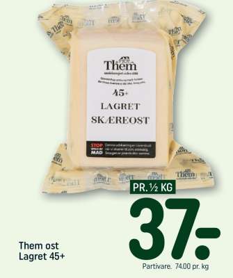 Them ost Lagret 45+