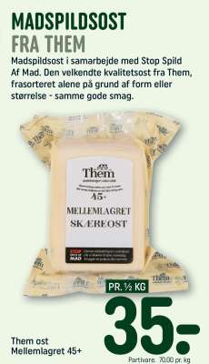 Them ost Mellemlagret 45+