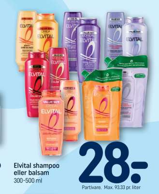 Elvital shampoo eller balsam