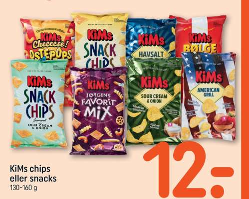 KiMs chips eller snacks