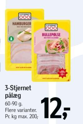 3-Stjernet pålæg