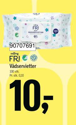 salling FRI Vådservietter