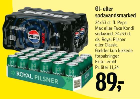 Øl- eller sodavandsmarked