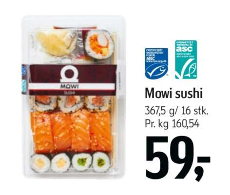 Mowi sushi