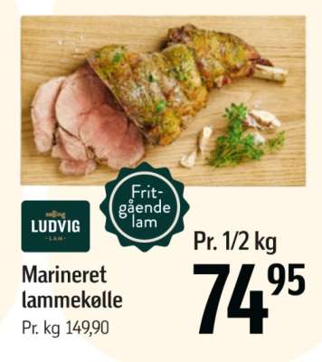 Marineret lammekølle