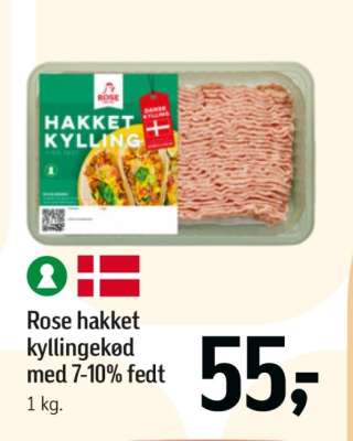 ROSE Hakket kyllingekød