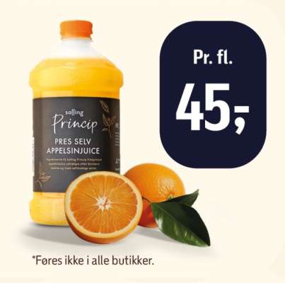 Salling Princip Pres Selv Appelsinjuice