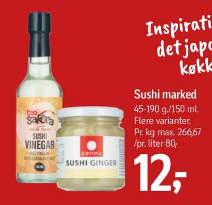 Sushi marked