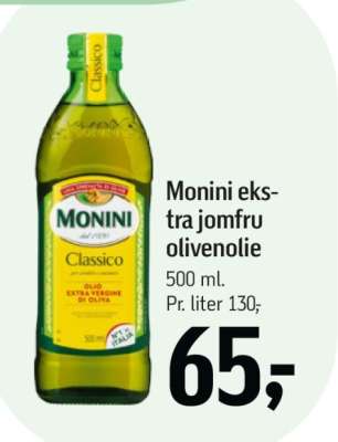 Monini ekstra jomfru olivenolie