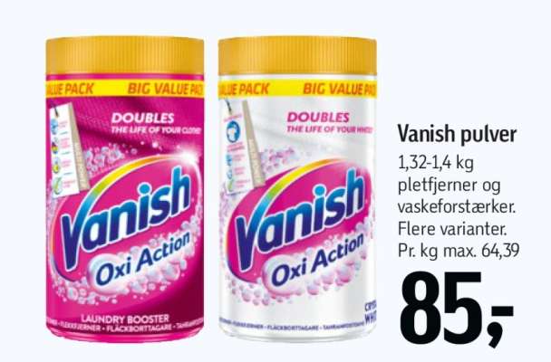 Vanish pulver