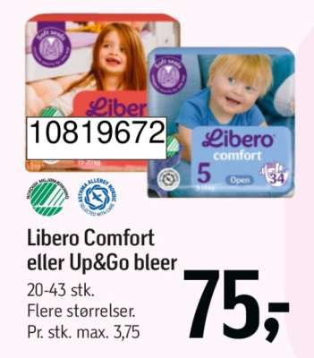 Libero comfort eller up&go bleer
