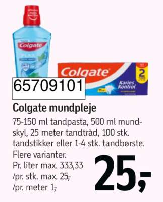 Colgate mundpleje