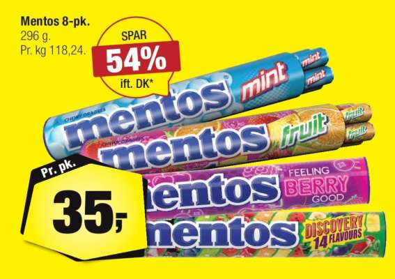 Mentos 8-pk.