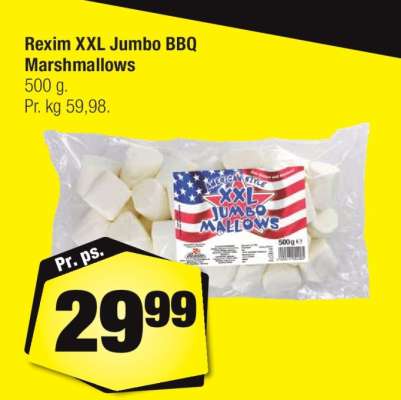 Rexim XXL Jumbo BBQ Marshmallows
