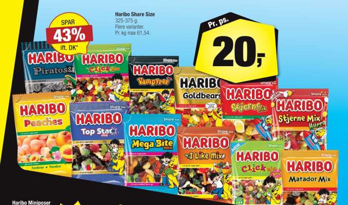 Haribo Share Size