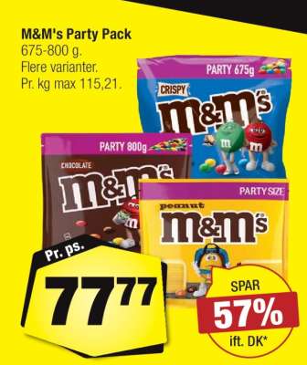 M&M's Party Pack