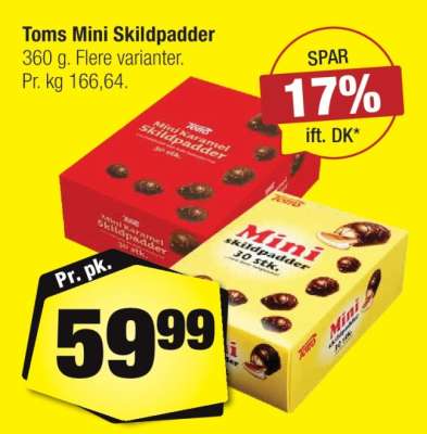 TOMS MINI SKILDPADDER