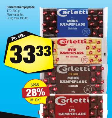 Carletti Kæmpeplade