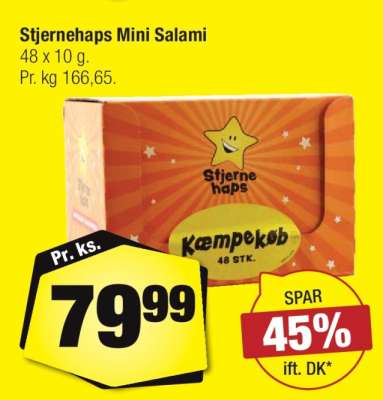 Stjernehaps Mini Salami