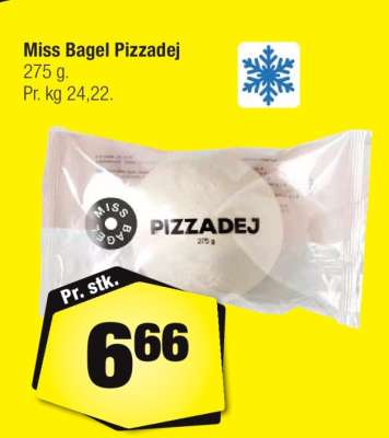 Miss Bagel pizzadej