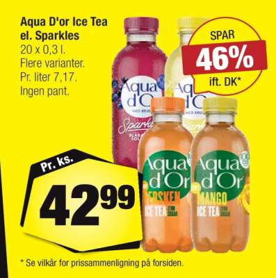 Aqua D'or Ice Tea el. Sparkles