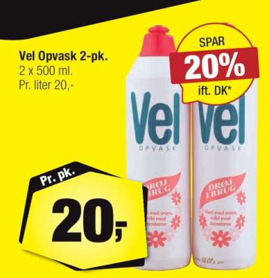 Vel Opvask 2-pk.
