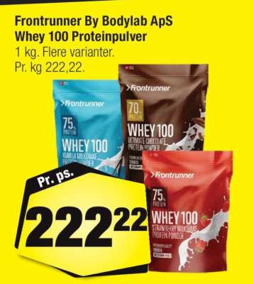 Frontrunner By Bodylab ApS Whey 100 Proteinpulver
