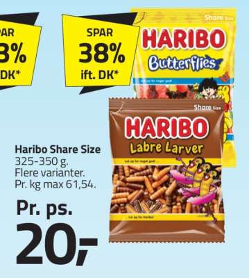 Haribo Share Size