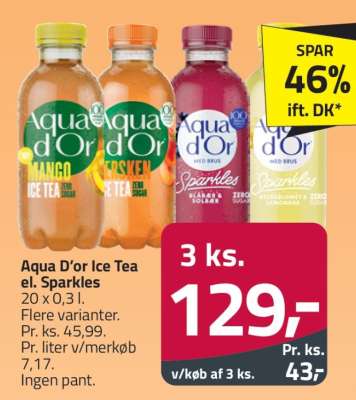 Aqua D'or Ice Tea el. Sparkles