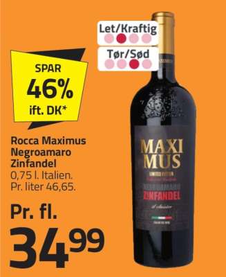 Rocca Maximus Negroamaro Zinfandel