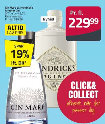 Gin Mare el. Hendrick’s Another Gin