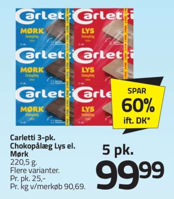 Carletti 3-pk.