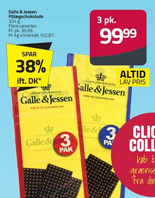 Galle & Jessen pålægschokolade