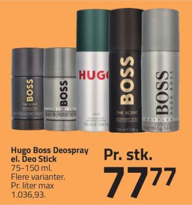 Hugo Boss Deospray el. Deo Stick