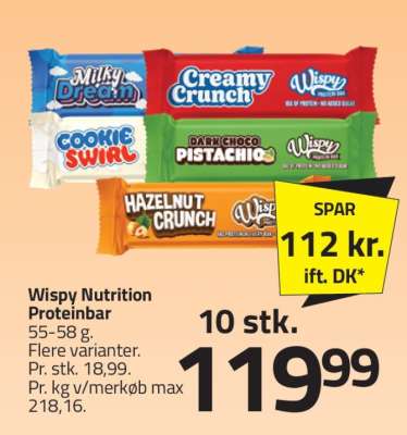 Wispy Nutrition Proteinbar