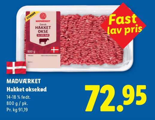 MADVÆRKET Hakket oksekød