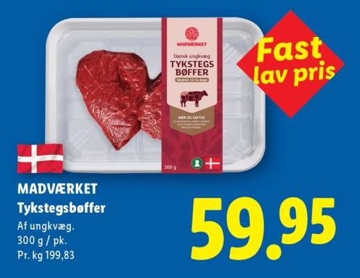 MADVÆRKET Tykstegsbøffer