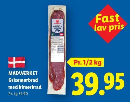 MADVÆRKET Grisemørbrad med bimørbrad