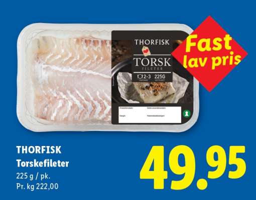 THORFISK Torskefileter