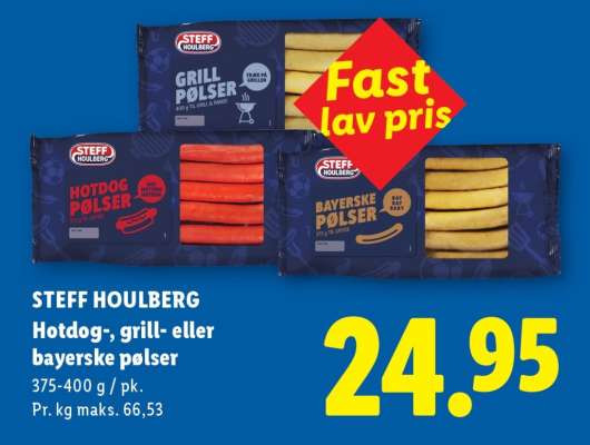 STEFF HOULBERG Hotdog-, grill- eller bayerske pølser