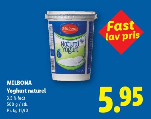 MILBONA Yoghurt naturel