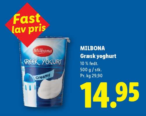 MILBONA Græsk yoghurt