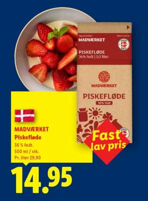 MADVÆRKET Piskefløde