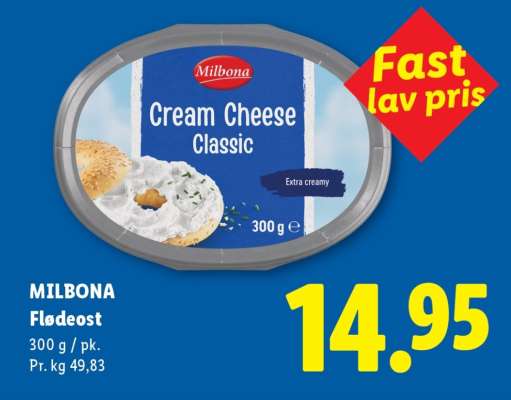 MILBONA Flødeost