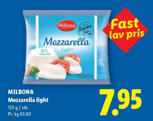 MILBONA Mozzarella light