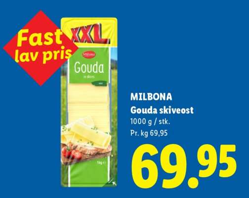 MILBONA Gouda skiveost